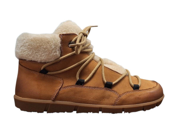 Wild 017-26023 Dámske celokožené barefoot členkové topánky cat 37