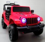 Mamido Veľký červený Jeep X10 s dvoma motormi - Hojdačka