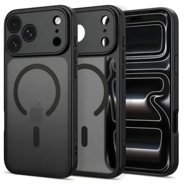 Tech-Protect BasicMag MagSafe matná čierna / Kryt / Apple iPhone 17 Pro, 18 Pro / MagSafe