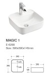 COMAD - Umývadlo na dosku MAGIC 40 5907441298056