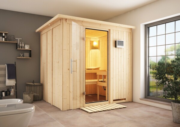 Domáca finská sauna – Karibu Sodin Karibu Sodin, rozmery š. 196 × h. 170 × v. 198 cm