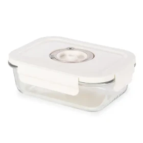 Compactor ASPIFRESH M / Sklenená vákuovacia dóza / 530 ml / 17x12,5x5,2 cm