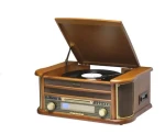 Denver MCR-50MK3 hnedá / Gramofón / 2x 2.5W RMS / FMAM rádio / CD / TAPE / USB / MP3 (MCR50MK3)