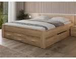 Postel Iwetta 180x200 cm, dub sonoma%