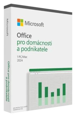 Microsoft Office 2024 pre domácnosti a podnikateľov CZ / PC Mac / 64 bit / Bez média / Krabicová licencia (EP2-06651)