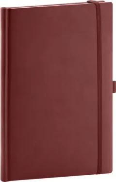 NOTIQUE Notes Aprint Neo, vínový, linajkový, 15 x 21 cm (A-34639)