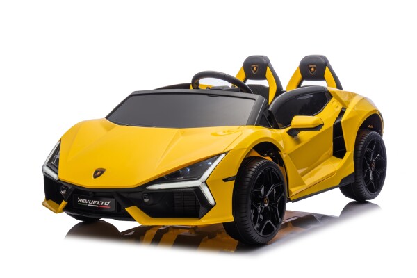 Mamido Mamido Detské elektrické auto Lamborghini Revuelto XL STRONG | 14 km/h | 24V 14Ah | 60 kg | žlté