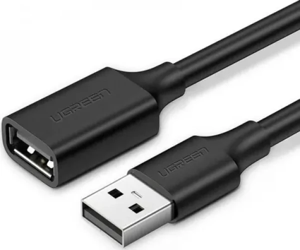Ugreen USB-A - USB-A 0.5 m čierna / Kábel / 0,48 Gbit/s (UGR417BLK)