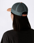 Patagonia P-6 Logo LoPro Trucker Hat White w/Peach Sherbet