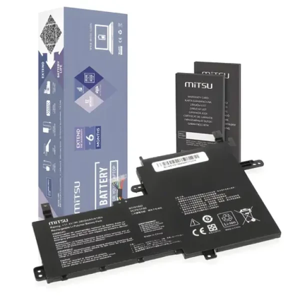 Batéria B31N1842 pre Asus VivoBook K513E, M513I, S513E, X531F / Batéria pre notebook / 3550 mAh / 42 Wh / 11,4 V (BC/AS-K513E)