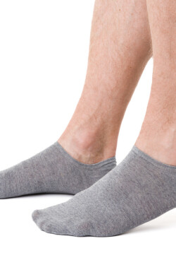Pánske ponožky MERINO WOOL 130 šedá 44-46