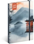 NOTIQUE Planbook diár/notes Japonsko 2026, 13 x 21 cm (PGD-35582-Z)