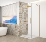 GELCO - TRINITY GOLD obdĺžnikový kút 1200x900 ľavý, číre sklo, GT5612-90CL-G GT5612-90CL-G