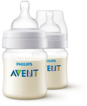 Philips Avent Anti-colic SCY100/02 / Dojčenská fľaša / 125 ml / 2 ks / 0m+