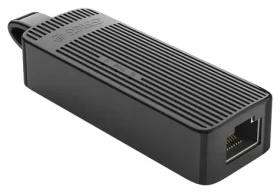 Orico UTK-U3 čierna / Sieťový adaptér / USB-A 3.0 na RJ-45 / Gigabit Ethernet 1 Gbps