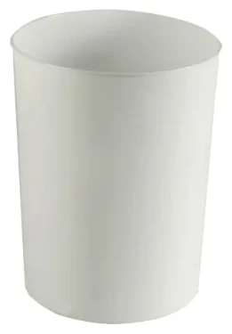 Denox Papper odpadkový kôš 11 l biely / plast