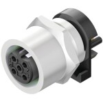Weidmüller SAIE-M12BB-4-F5.5TL neupravený zástrčkový konektor pre senzory - aktory, 2424020000, piny: 4, 10 ks; 2424020000