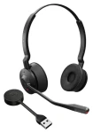 Jabra Engage 55 Stereo černá / stereo bezdrátová náhlavní souprava / mikrofon / dosah 150 m / USB (9559-410-111)