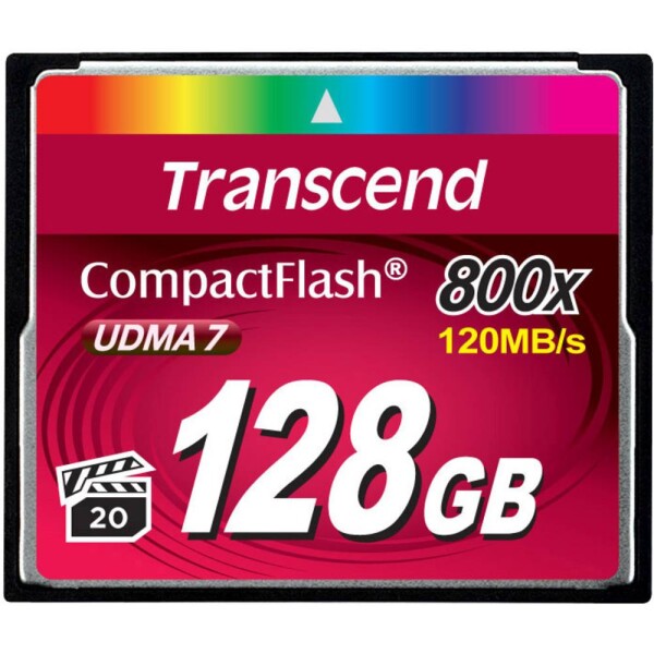 Transcend Premium 800x CF pamäťová karta 128 GB; TS128GCF800