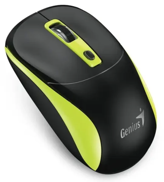 Genius NX-7123 čierno-zelená / Optická bezdrôtová myš / 1200 dpi / Copilot / 4 tlačidlá (31030043403)
