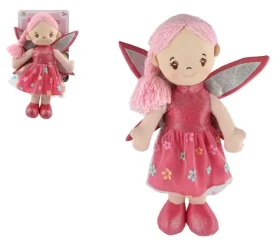 TEDDIES Handrová bábika víla Pivonka 40 cm