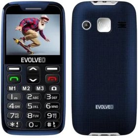 Evolveo EasyPhone XR + stojanček modrá / 2.3" / 0.3MP / SOS / microSDHC (EP-601-XR-BL)
