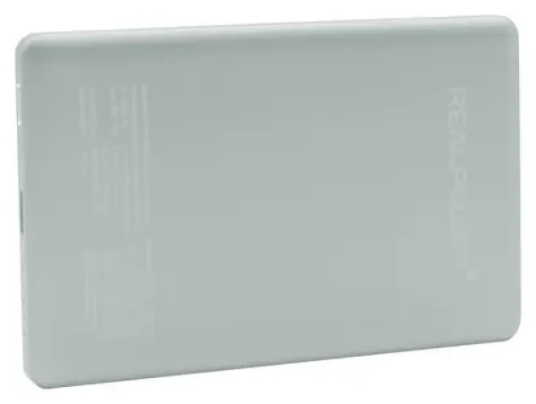 RealPower PB-5000 MAG Ultra Slim strieborná / Powerbanka / 5000 mAh / MagSafe 15W / USB-C PD (577146)