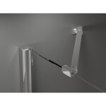 MEXEN/S - Velar Duo štvorcový sprchovací kút 90 x 90, transparent, chróm 871-090-090-02-01