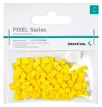 DEEPCOOL Pixel žltá / Dekoratívne gumené bity / 100 ks (R-PIXEL-YE100-G-1)