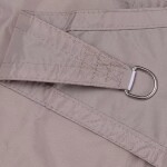 Malatec Tieniaca plachta celta trojuholník 5x5x5m 200g/m hnedá taupe