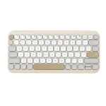 Asus Marshmallow KW100 béžová / bezdrôtová klávesnica / nízky profil kláves / CZ SK layout (90XB0880-BKB430)