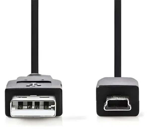 Nedis CCGB60300BK20 čierna / USB kábel / A Zástrčka - Mini 5-Pin Zástrčka / 2 m (CCGB60300BK20)