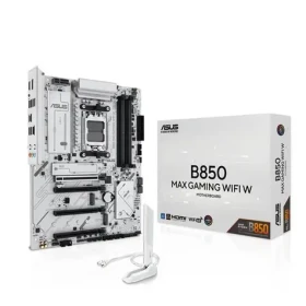 Asus B850 MAX GAMING WIFI biela / B850 / 4X DDR5 / 1x 2.5GLAN / Wi-Fi 6 / ATX (90MB1M10-M0EAY0)
