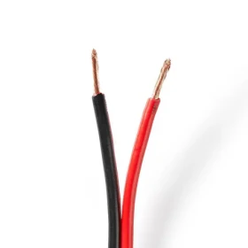 Nedis Repro kábel 2 x 2.50 mm2 čierna-červená / Meď / 100.0 m / Okrúhly / PVC (CABR2500BK1000)