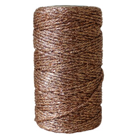 Bella Rose Trblietavý špagátik 50 m – Copper