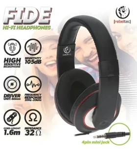 Fide slúchadlá s mikrofónom / Slúchadlá / Cez hlavu (RBLSLU00034)