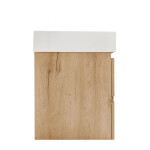 Kúpeľňová skrinka s umývadlom SAT B-Way 119x50x45 cm dub mat BWAY2120OAKU2B BWAY2120OAKU2B