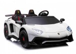 Mamido Elektrické autíčko Lamborghini Aventador SV Strong 200W 24V biele