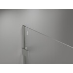 MEXEN/S - Lunar Sprchová zástena WALK-IN pravá 130 x 200, transparent 8 mm, nikel kartáčovaný 830-130-000-97-00-P