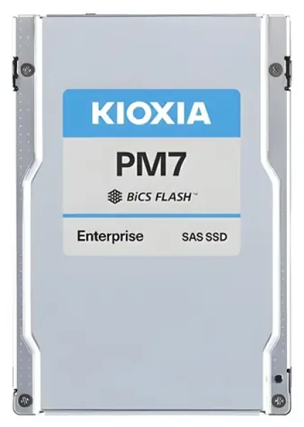 KIOXIA PM7- R 15,38 TB / SSD disk / 2,5 "SAS 24 Gb/s / Self-Encrypting Drive (KPM7VRUG15T3)