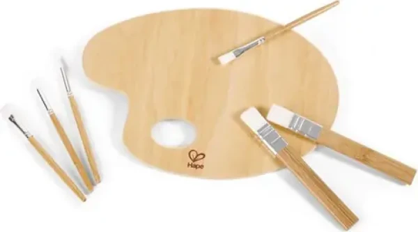 Hape Výtvarná paleta a sada štetcov