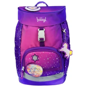 BAAGL Školský batoh Airy Kone srdca / 16,5 l / vhodná od 1. triedy ZŠ (A-35417)