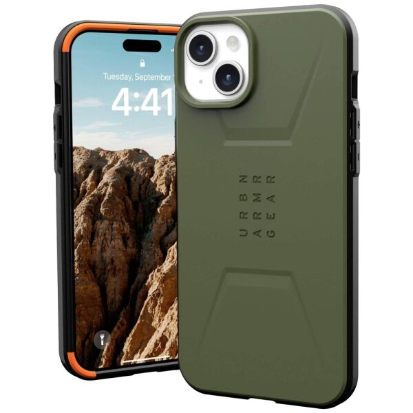 Púzdro UAG Civilian MagSafe iPhone 15 Plus olive drab