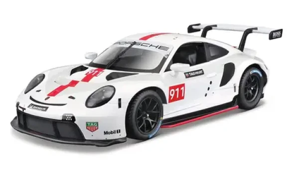 Bburago RACE Porsche 911 RSR biela