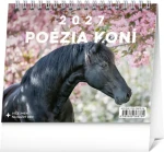 NOTIQUE Poézia koní 2027 - slovenský / Stolný kalendár / 16,5 × 13 cm