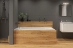 Obdĺžniková vaňa SAT Savero Plus 170x75 cm akrylát ľavá aj pravá SAV1700PLUS SAV1700PLUS