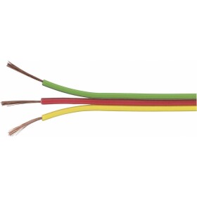 TRU COMPONENTS 1567056 opletenie / lanko 3 x 0.14 mm² žltá, červená, zelená 5 m; 1567056