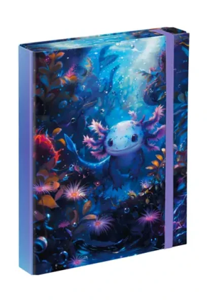 BAAGL Dosky na školské zošity A5 Axolotl / 17 x 23 x 3 cm (A-34959)