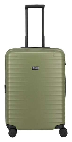 Stredný škrupinový kufor Titan Upgrade M Forest green