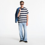Tričko Calvin Klein Jeans Ss Easy 20S Jersey Stripe Crewneck Tee Dark Sapphire L